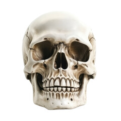Wall Mural - skull isolated on a transparent background, generative ai