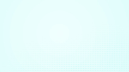 Poster - Dots halftone white blue and green color pattern gradient texture background.