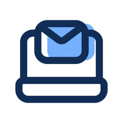 Poster - email filled line icon