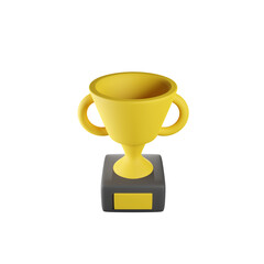 TROPHY 3D RENDER ISOLATED IMAGES