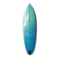 Wall Mural - surfboard isolated on a transparent background, generative ai