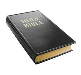 Wall Mural - holy bible isolated on transparent background - generative ai