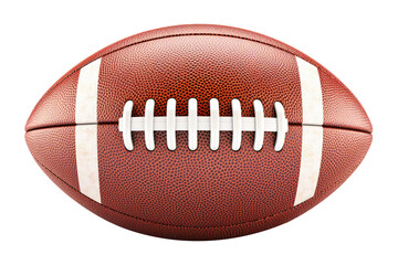 Wall Mural - american football pigskin isolated on transparent background - generative ai