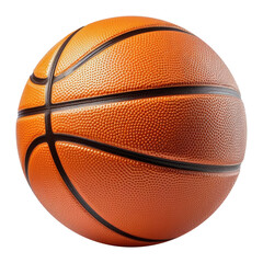 Wall Mural - basketball ball isolated on transparent background - generative ai