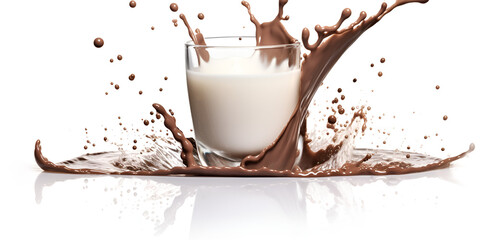  Pouring Chocolate Milk Flow
Mixing Chocolate Milk
Chocolate Cocktail Splash AI Generated