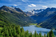© Westend61 - Lake Speicher Durlabboden with Gabler and Reichenspitze mountains in Austria