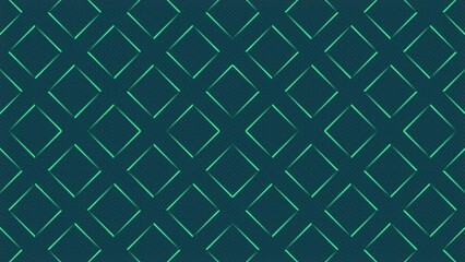 Poster - Background with loop animation of a moving line pattern. 3d rendering 4K