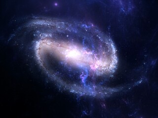 Wall Mural - science fiction wallpaper. beauty of deep space. colorful graphics for background, like water waves,