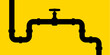 © kolonko - The pipeline with stopcock gas oil plumbing background drain infographic metal valve vector technology system construction.