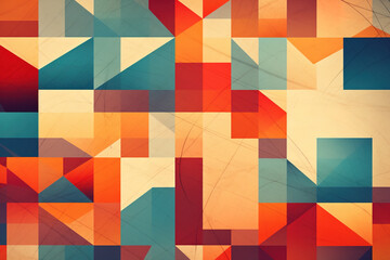 Poster - Retro abstract background