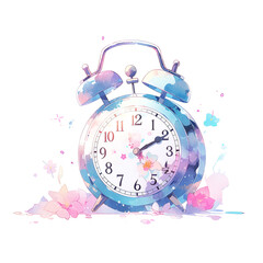 Watercolor, Alarm clock