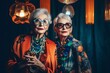 © Road Red Runner - Two older women decide to go out to a party to have fun. Ai generated.