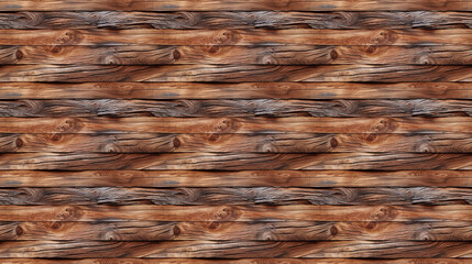 Wall Mural - Seamless wood pattern, created with generative AI technology