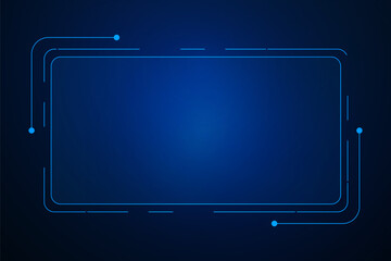 Sci fi futuristic user interface, HUD template frame design, Technology abstract background	
