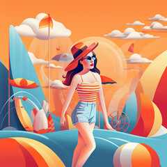 Poster - Summer Illustration 