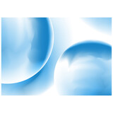 Fototapeta Młodzieżowe - bright blue balls planets light shining stars space background abstraction