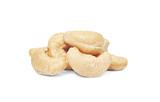 Fototapeta Lawenda - cashew nuts isolated on a white background