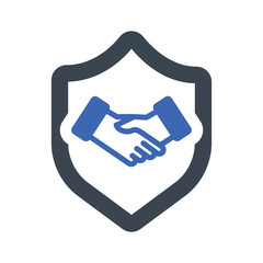 Wall Mural - Secure deal icon