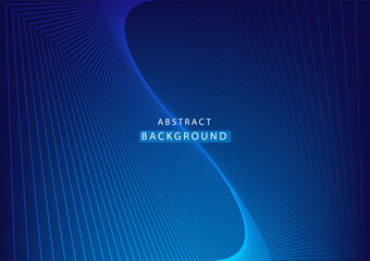 Aufkleber - Abstract blue background modern design. Abstract line high tech. Concept technology, futuristic, big data, Ai, network, business, online, presentation