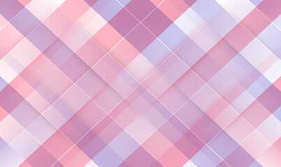 Poster - Plaid check pattern in pink, purple and white. Traditional checkered fabric texture for digital textile printing. Pattern in pink colors for plaid, fabric, textile, clothes, tablecloth. Vector EPS10.