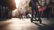 © iwaart - person riding  electric scooter