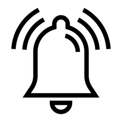 Wall Mural -  notification bell icon PNG image