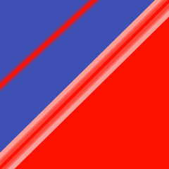 Wall Mural - illustration of red and blue color background with lines