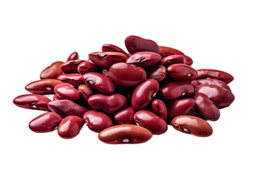 Canvas Print - Red Beans Isolated for Cooking on Transparent Background Illustration, AI