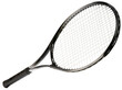 © MERCURY studio - Black Tennis racket sports equipment isolated on white PNG File.