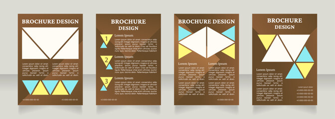 Hospitality business development strategies blank brochure layout design. Vertical poster template set with empty copy space for text. Premade corporate reports collection. Editable flyer paper pages