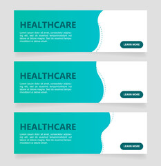 medical care during pregnancy web banner design template. vector flyer with text space. advertising 