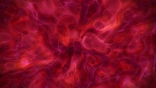 A Red And Orange Close-Up Heat Waves Rotating Animation Background. Seamless Loop.