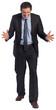 © vectorfusionart - Digital png photo of stressed caucasian businessman on transparent background