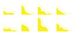 Abstract element shape decoration shape for banner background, template, flyer, cover, etc. Fluid liquid corner vector illustration