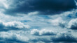 © PicsArt - Ciel avec des nuages en mouvement - Arrière plan design avec espace libre