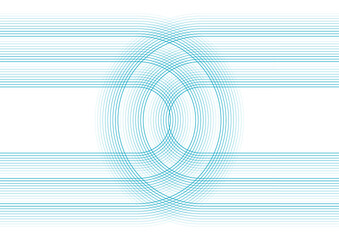 Wall Mural - Blue linear pattern abstract geometric tech background. Vector design
