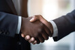 © Ben - A Symbol of Professionalism: Captivating Close-Up of a Handshake between Two Men in an Office Setting