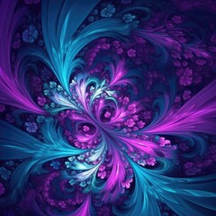 spiral ethereal abstract purple swirls background