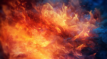 Fire In The Fireplace HD 8K Wallpaper Stock Photographic Image