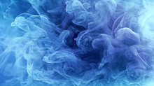 Blue Smoke Background HD 8K Wallpaper Stock Photographic Image