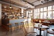 © visoot - Interior design coffee shop view of modern, Soft tones.