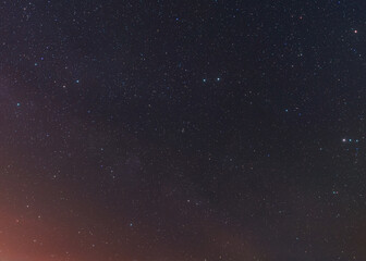 Poster - Amazing starry sky with stars, galaxies in space. Space wallpaper. Cosmos