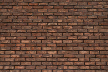 Poster - red brick wall. background for design.