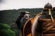 © Michaela Pilch - Two fighting viking warriors from early middle ages.