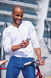 © georgerudy - Afro American man with gadget