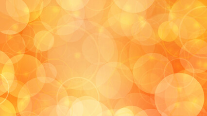 abstract orange glowing bokeh background