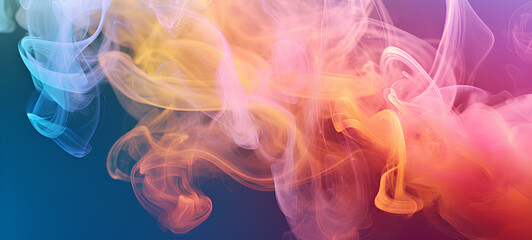 Wall Mural - Background with color smoke everywhere. IA generative.