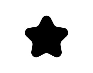 Poster - Vector star icon. High quality black style vector icon. Star illustration.