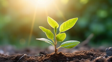 Photo close up of soybean plant in cultivated agricultural field, agriculture and crop protection