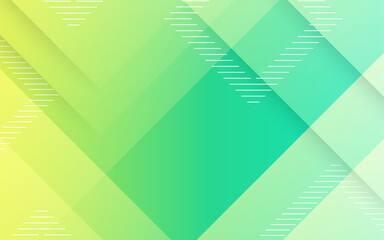 Modern background, geometric, green and yellow gradation, seamless lines, pattern, abstract eps 10